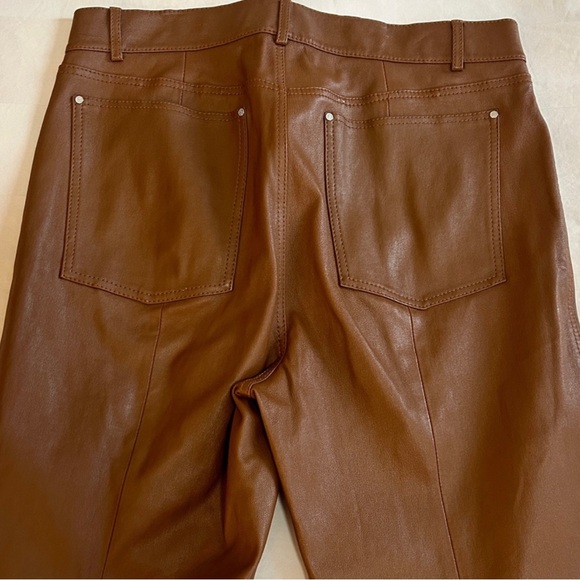 Lafayette 148 New York Lambskin Leather Vicuña Pants. Never worn - Picture 5 of 9